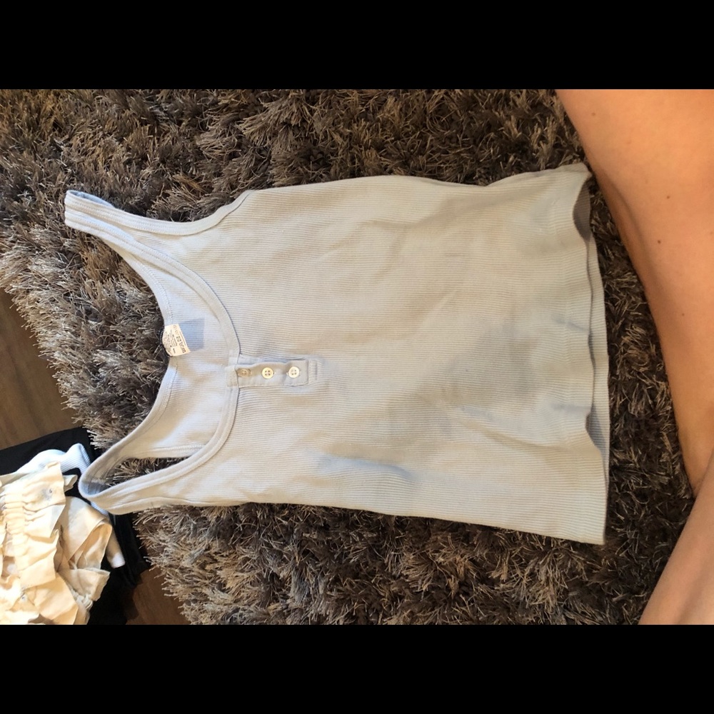 Brandy Melville blue grey tank top